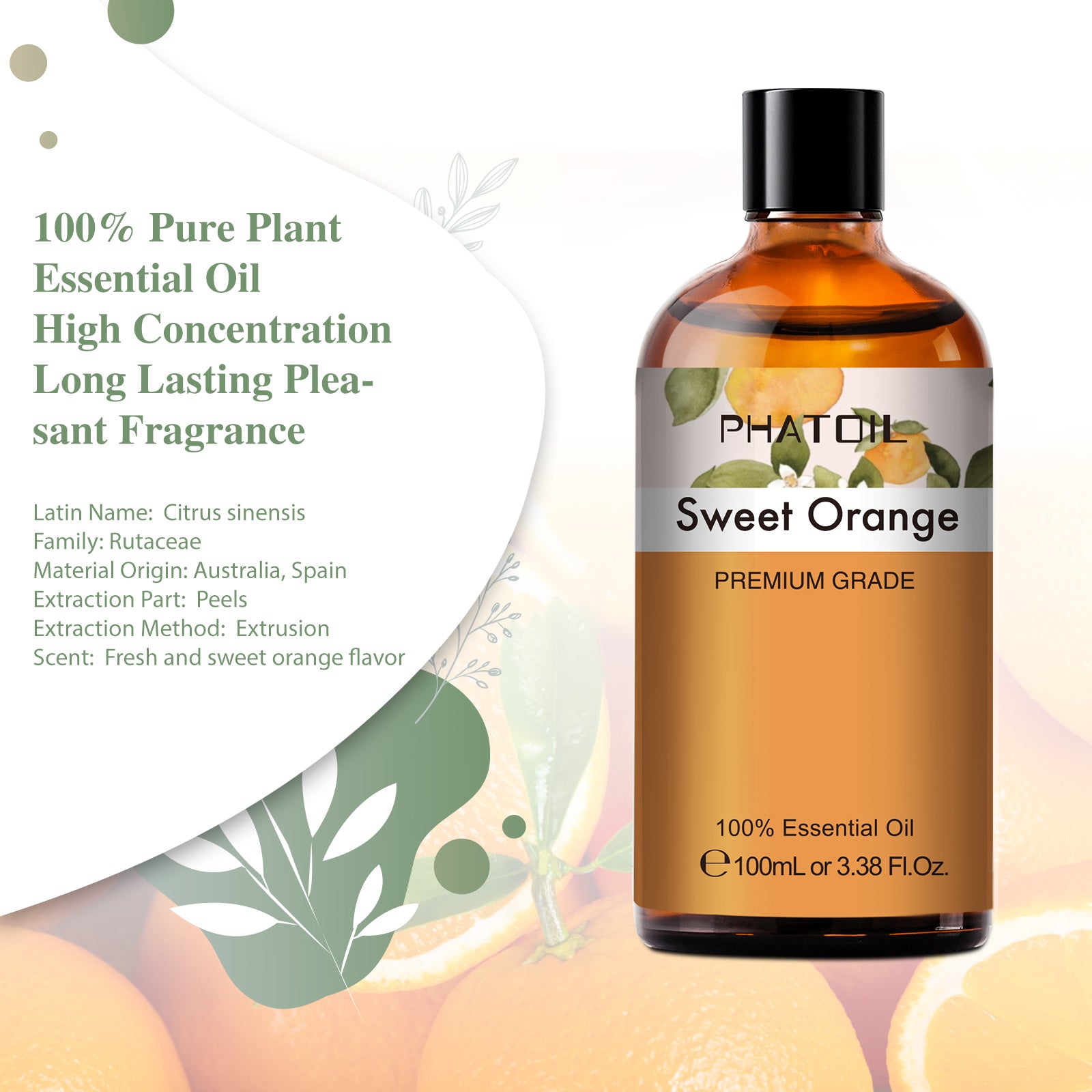 phatoil essential oil sweet orange