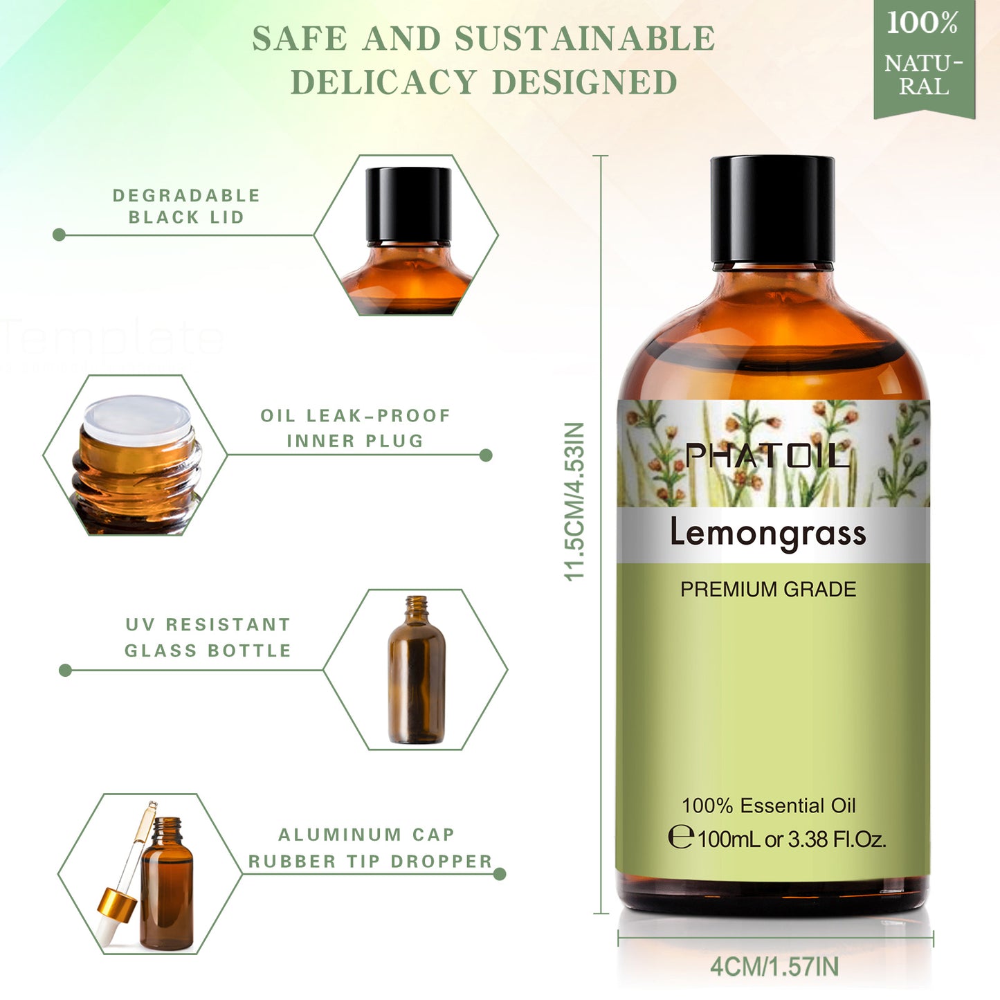 lemongrass natural essential oil