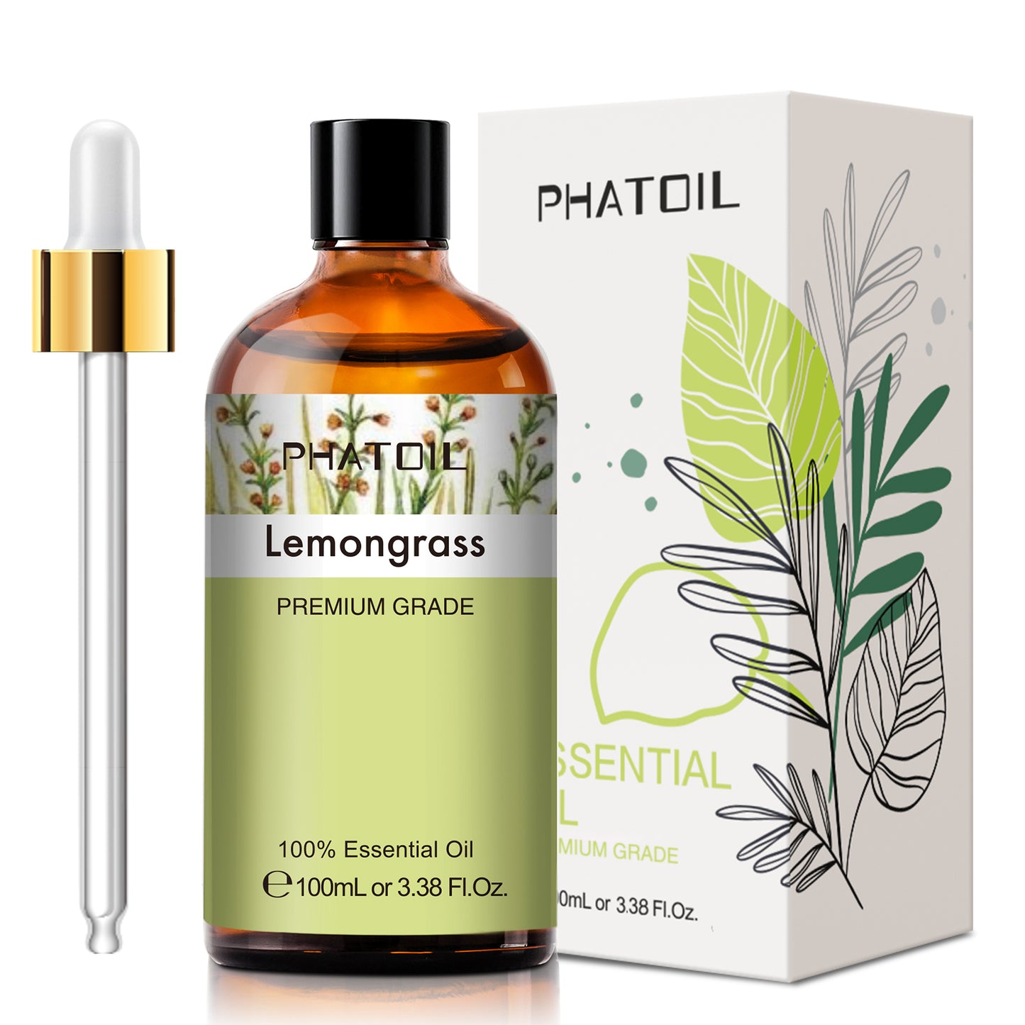pure essential oil lemongrass