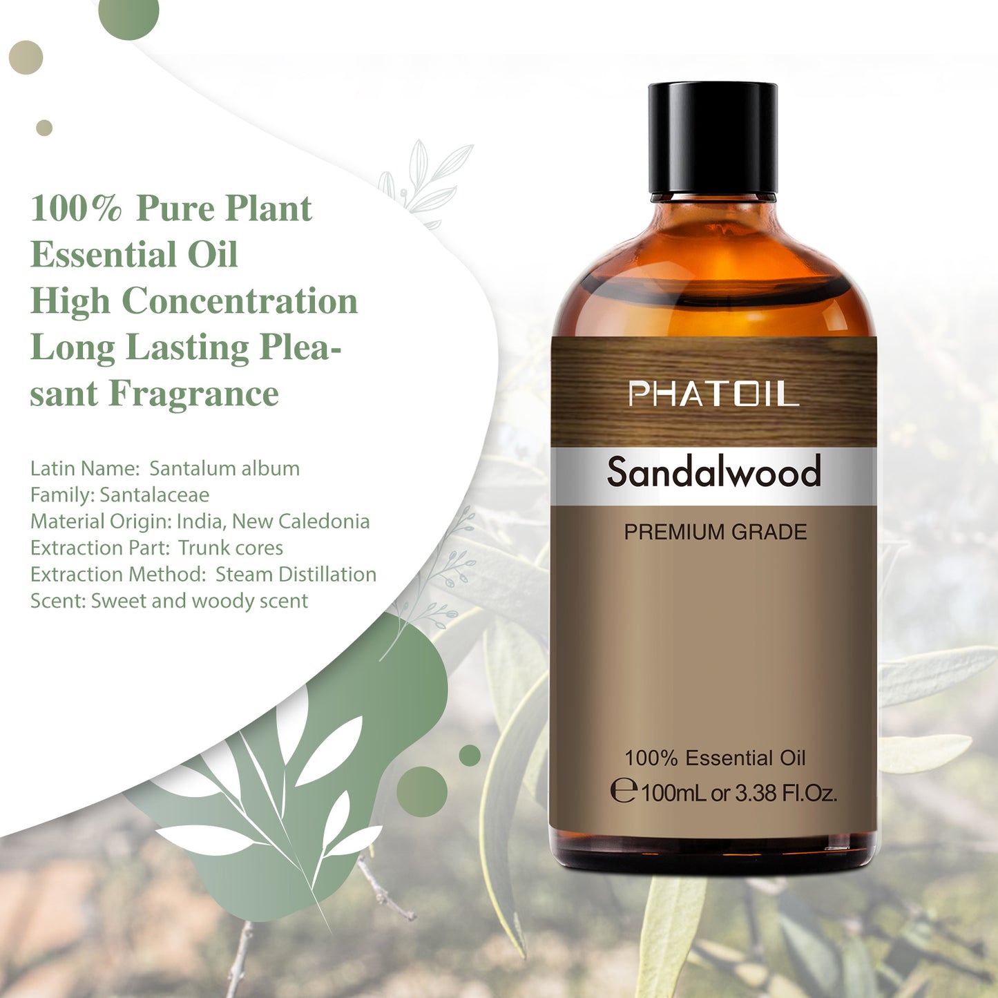 premium grade sandalwood essential oil