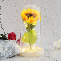 artificial flower with lights