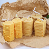 beeswax scented candles