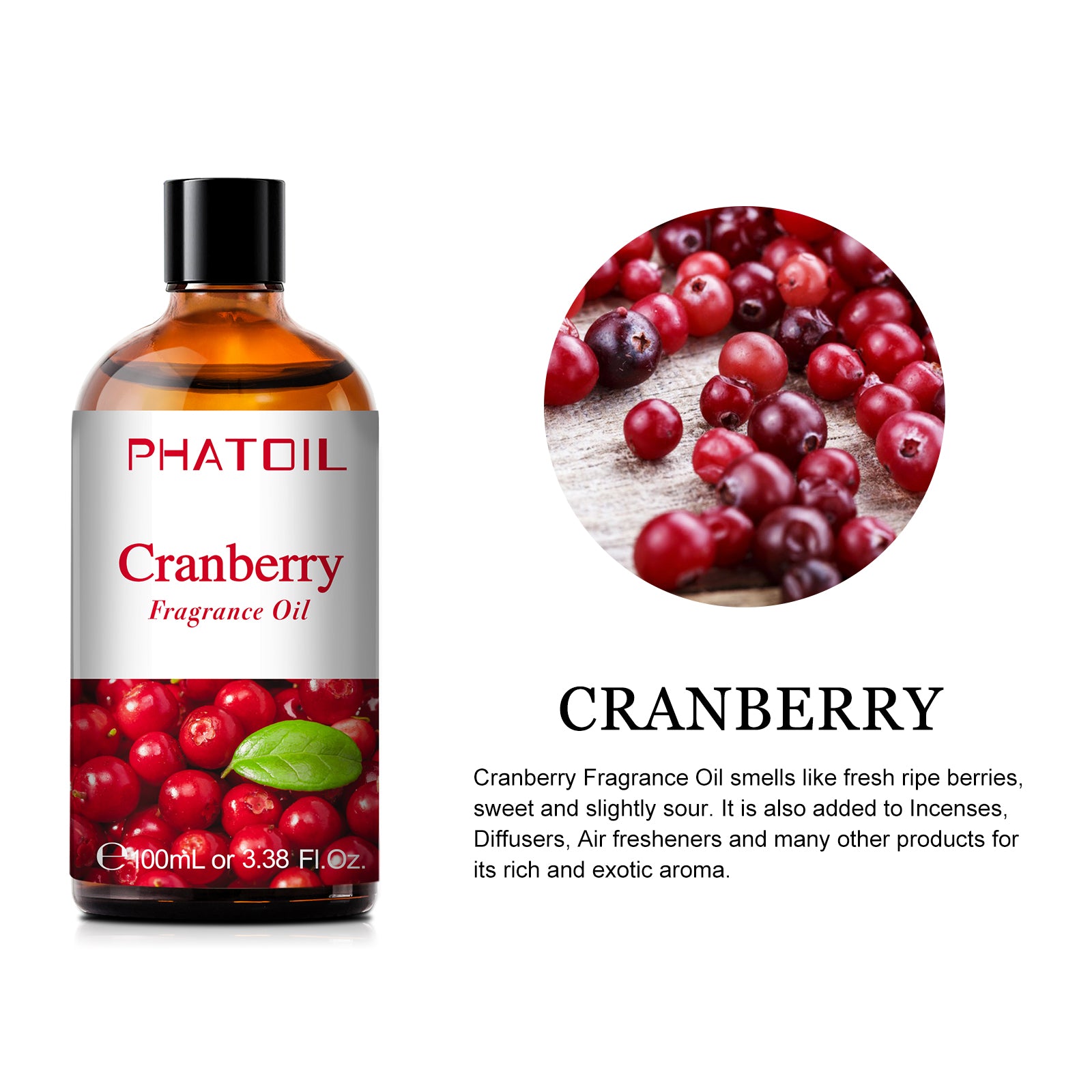 100 ml fragrance oil cranberry