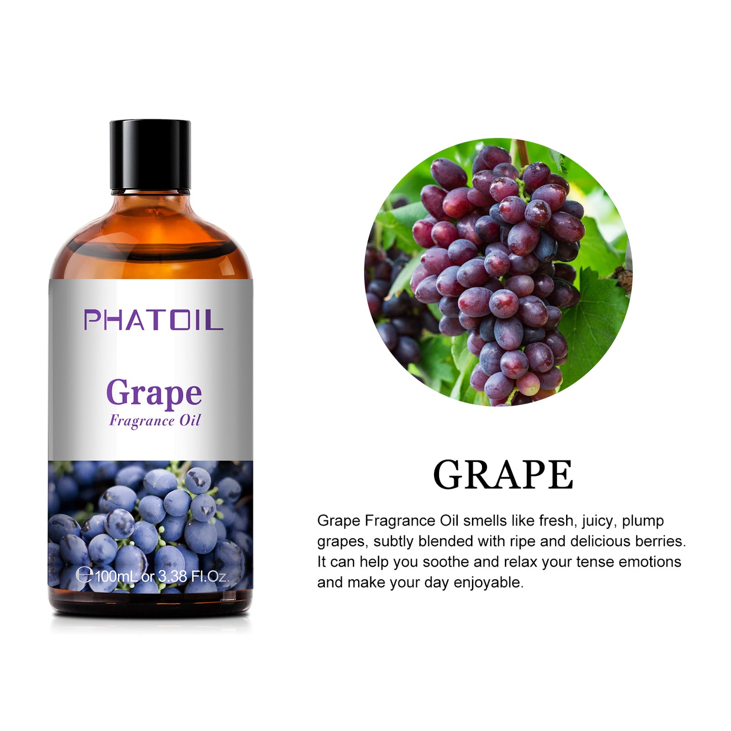 100 ml fragrance oil grape