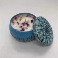 candles with dried fruit