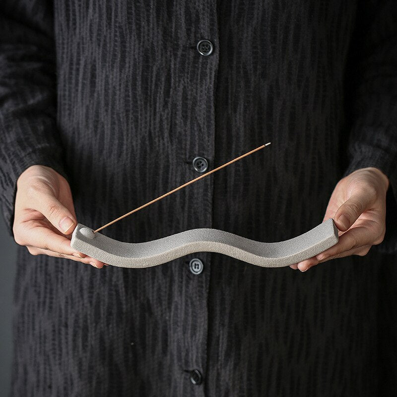 ceramic incense stick holder