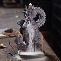 backflow incense burner dragon