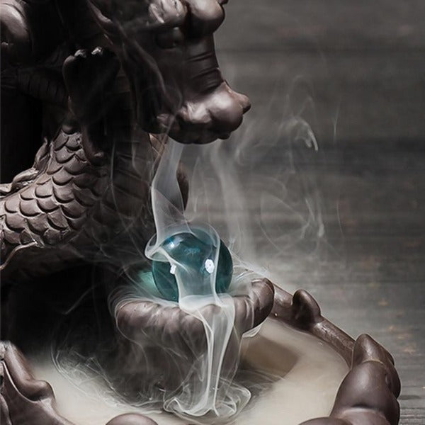 dragon incense cone burner