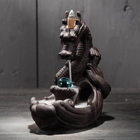 dragon backflow incense burner