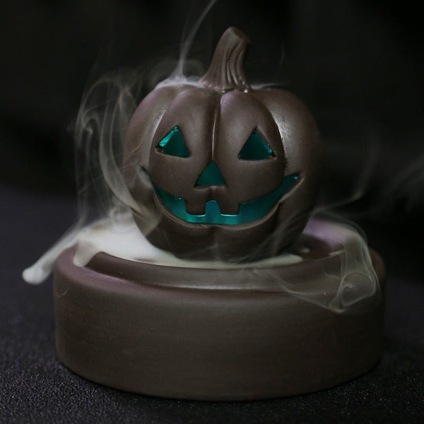 pumpkin incense burner