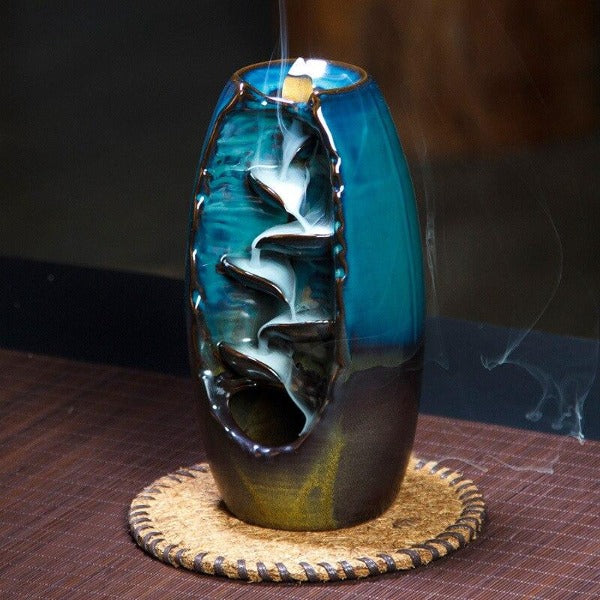 ceramic backflow incense burner