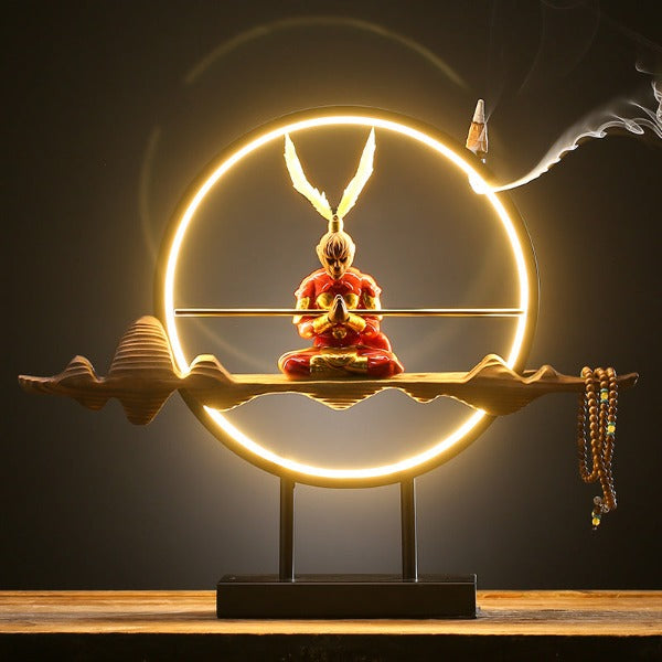 monkey king incense burner