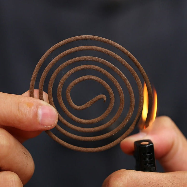 spiral incense coil burner